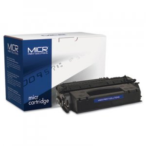 MICR Print Solutions Compatible with Q7553XM High-Yield MICR Toner, 7,000 Page-Yield, Black MCR53XM