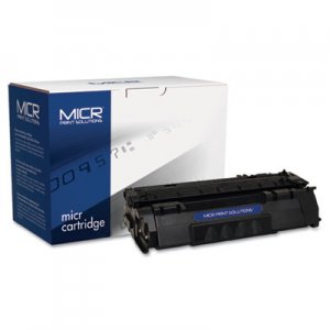MICR Print Solutions Compatible with Q7553AM MICR Toner, 3,000 Page-Yield, Black MCR53AM