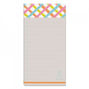 Post-it Notes Super Sticky Printed Note Pads, 4 x 8, Lined, Assorted Designs, 75-Sheet, 3/Pack MMM7366OFF3 7366
