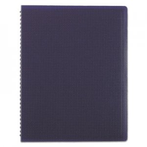Blueline Poly Cover Notebook, 11 x 8 1/2, Ruled, Twin Wire Binding, Blue Cover, 80 Sheets REDB4182 B41.82