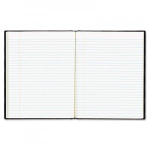 Blueline EcoLogix Notebook, 9 1/4 x 7 1/4, College Ruled, Hard Cover, White, 75 Sheets REDA7EBLK A7E.BLK