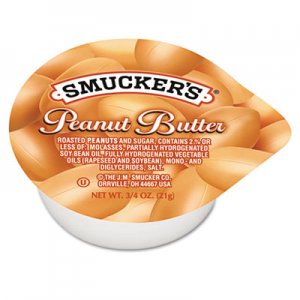 Smucker's Peanut Butter, Single Serving Packs, 3/4oz, 200/Carton SMU2282 5150002282