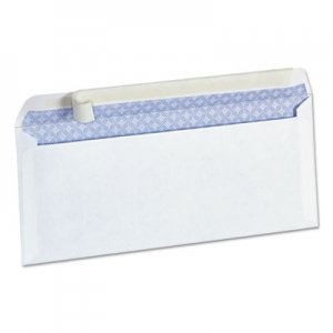 Genpak Peel Seal Strip Security Envelope, #10, 4 1/8 x 9 1/2, White, 100/Box UNV36004