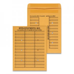 Genpak Interoffice Press & Seal Envelope, 10 x 13, Brown, 100/Box UNV63570