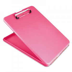 Saunders SlimMate Storage Clipboard, 1/2" Clip Cap, 8 1/2 x 11 Sheets, Pink SAU00835 00835