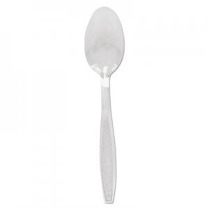Dart Guildware Heavyweight Plastic Cutlery, Teaspoons, Clear, 1000/Carton SCCGDC7TS0090 GDC7TS-0090