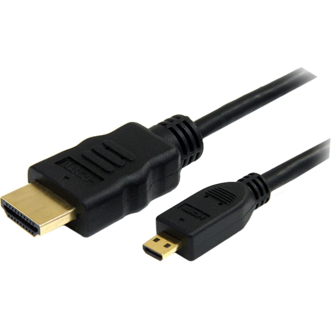 StarTech.com 3 ft High Speed HDMI Cable with Ethernet - HDMI to HDMI Micro - M/M HDMIADMM3