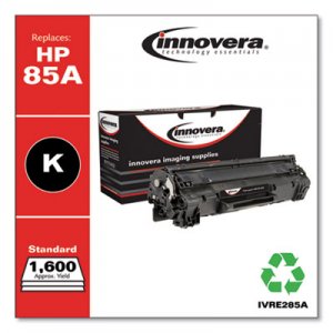 Innovera Remanufactured CE285A (85A) Toner, Black IVRE285A