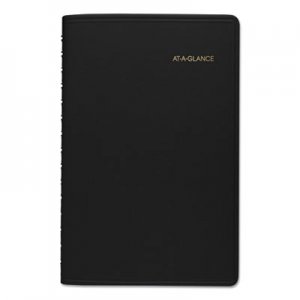At-A-Glance Daily Appointment Book with 15-Minute Appointments, 8 x 4 7/8, Black, 2019 AAG7080005 70-800