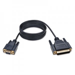Tripp Lite P456-006 6ft Null Modem Gold Cable DB9F to DB25M, 6' TRPP456006 P456-006