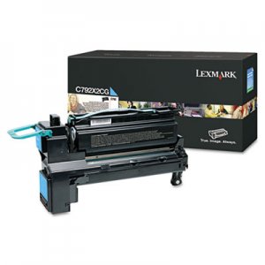 Lexmark C792X2CG Extra High-Yield Toner, 20,000 Page-Yield, Cyan LEXC792X2CG C792X2CG