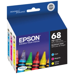 Epson Tri Color Ink Cartridge T068520 No. 68