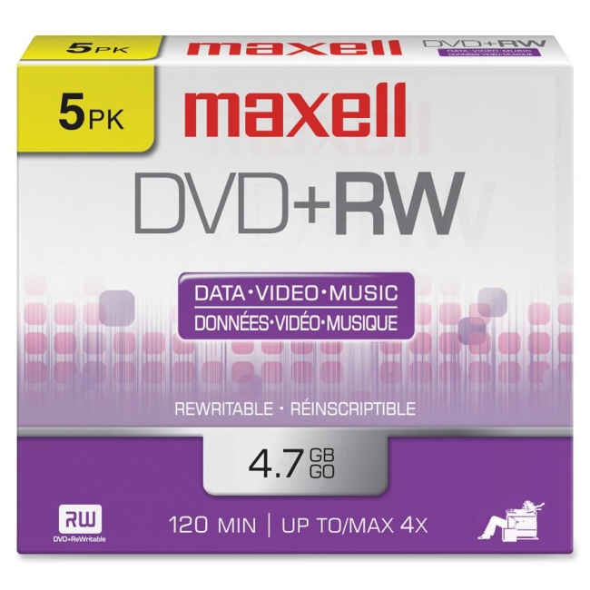 Maxell 4x DVD+RW Media 634045