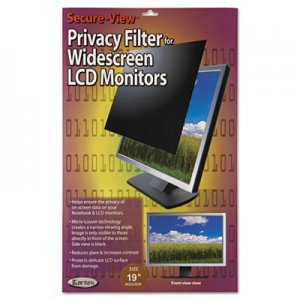 Kantek Secure View LCD Monitor Privacy Filter For 19" Widescreen KTKSVL190W SVL190W