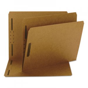 Smead Kraft K Style Fastener Folders, Straight Cut, Top Tab, Letter, Brown, 50/Box SMD14813 14813