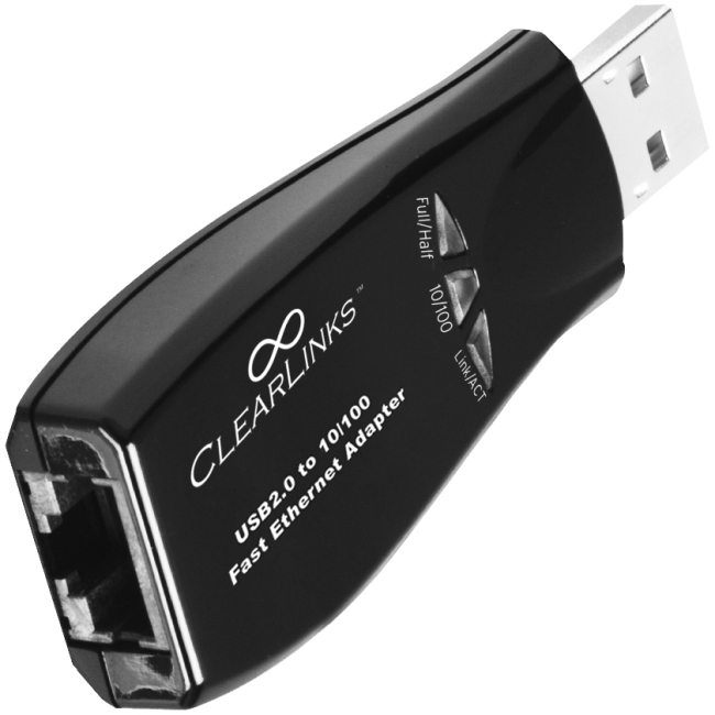 ClearLinks Fast Ethernet Adapter CL-USB2-RJ45M