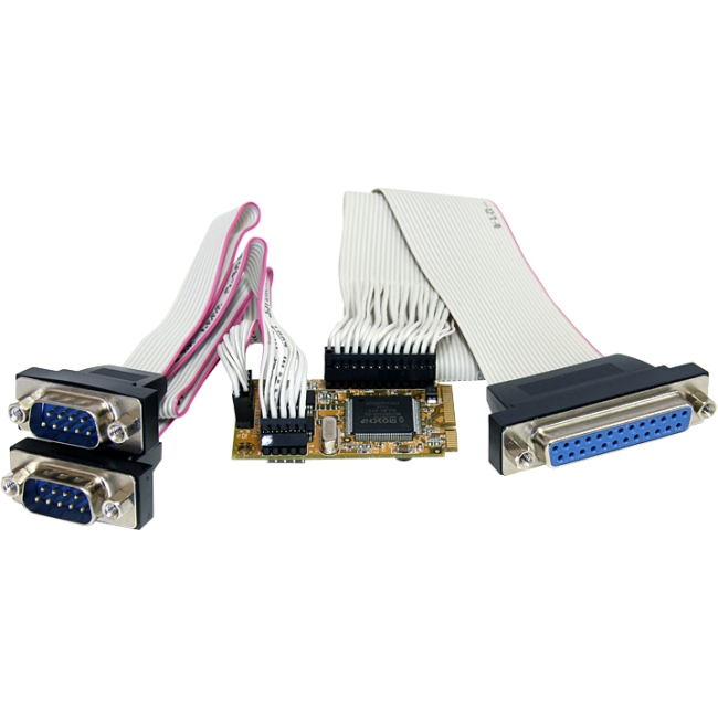 StarTech.com 2s1p Serial Parallel Combo Mini PCI Express Card for Embedded Systems MPEX2S1P552