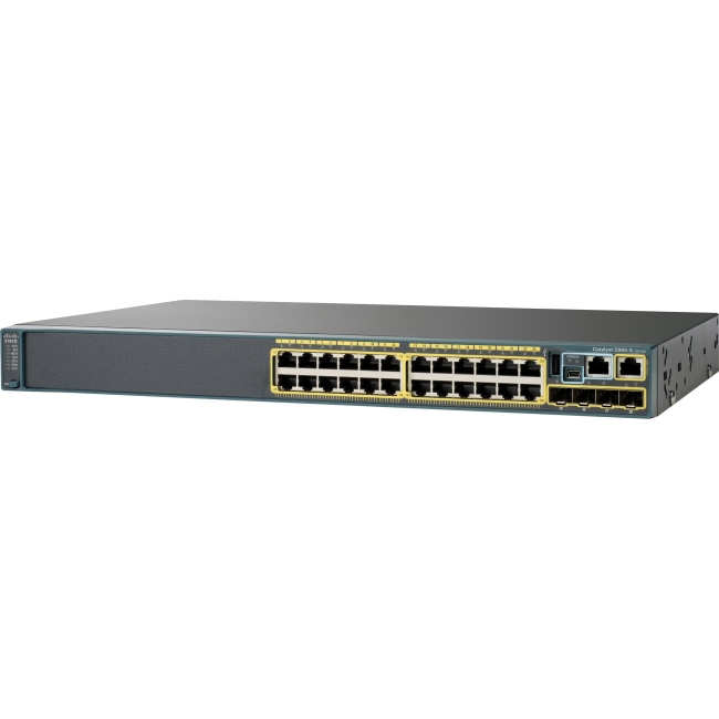 Cisco Catalyst Ethernet Switch - Refurbished WS-C2960S-24TSL-RF 2960S-24TS-L
