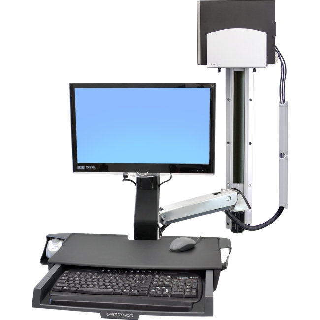Ergotron StyleView Sit-Stand Combo System with Worksurface 45-270-026