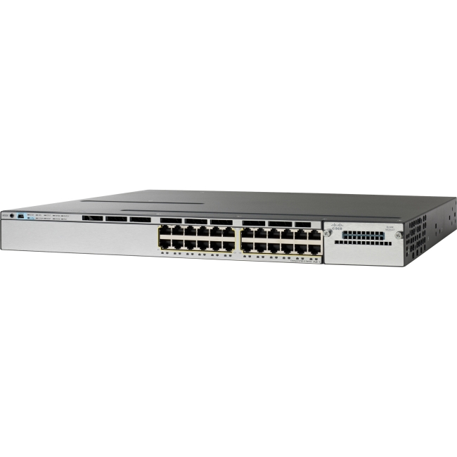 Cisco Catalyst Layer 3 Switch - Refurbished WS-C3750X-24P-S-RF WS-C3750X-24P-S