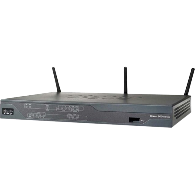 Cisco Wireless Integrated Services Router - Refurbished CISCO881GWGNAK9-RF 881G