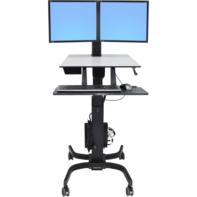 Ergotron WorkFit-C Dual Sit-Stand Workstation 24-214-085