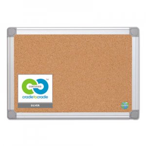 MasterVision Earth Cork Board, 18x24, Aluminum Frame BVCCA021790 CA021790