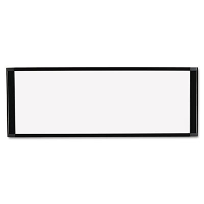 MasterVision Cubicle Workstation Dry Erase Board, 36 x13, Black Aluminum Frame BVCMA16007705 MA16007705