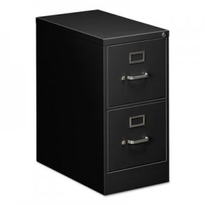 Alera Two-Drawer Economy Vertical File, Letter, 15w x 26 1/2d x 29h, Black ALEVF1529BL VF1529BL