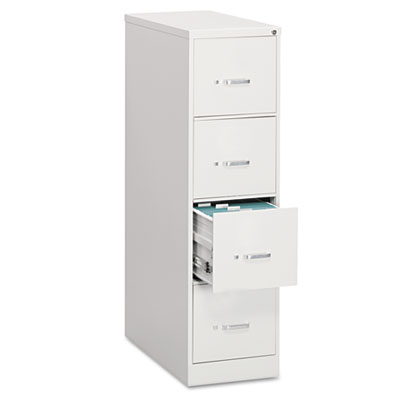 OIF Four-Drawer Economy Vertical File, Legal, 18 1/4w x 26 1/2d x 52h, Light Gray EFS42207