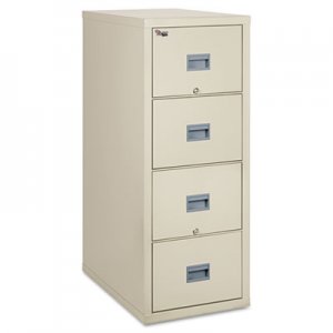 FireKing Patriot Insulated Four-Drawer Fire File, 20-3/4w x 31-5/8d x 52-3/4h, Parchment FIR4P2131CPA