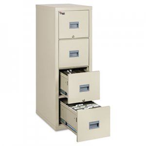 FireKing Patriot Insulated Four-Drawer Fire File, 17-3/4w x 25d x 52-3/4h, Parchment FIR4P1825CPA 4P1825-CPA