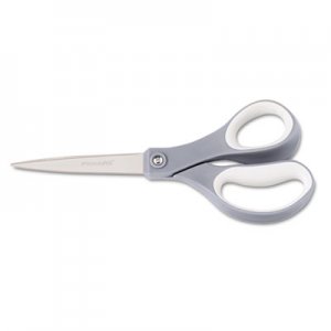 Fiskars Recycled Everyday Titanium Softgrip Scissors, 8" Length, Blue/Gray FSK01005409 01-005409