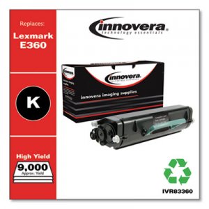 Innovera Remanufactured E360H21A (E360) Toner, Black IVR83360