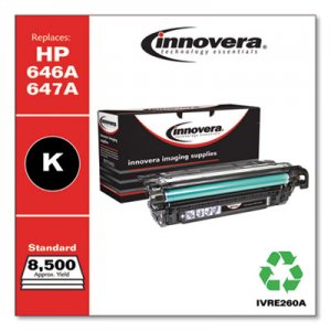 Innovera Remanufactured CE260A (647A) Toner, Black IVRE260A