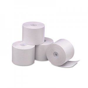 PM Company Single Ply Thermal Cash Register/POS Rolls, 2 1/4" x 165 ft., White, 6/Pk PMC05212 05212