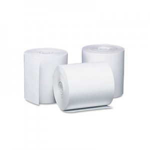 PM Company Single Ply Thermal Cash Register/POS Rolls, 3 1/8" x 119 ft., White, 50/CT PMC05210 05210