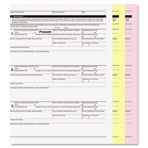 PM Company Digital Carbonless Paper, 8-1/2 x 11, Three-Part,White/Canary/Pink, 835 Sets/CT PMC59106 59106