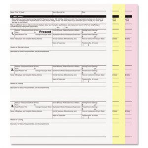 PM Company Digital Carbonless Paper, 8-1/2 x 11, 3-Part, Pink/Canary/White, 835 Sets/Carton PMC59105 59105