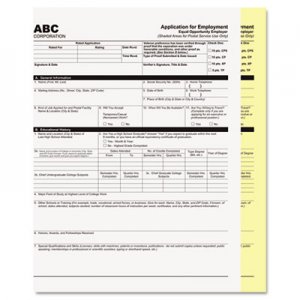 PM Company Digital Carbonless Paper, 8-1/2 x 11, Two-Part, White/Canary, 1250 Sets/Carton PMC59104 59104