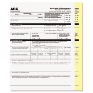 PM Company Digital Carbonless Paper, 8-1/2 x 11, Two-Part Collated, White/Canary, 2500 Sets PMC59101 59101