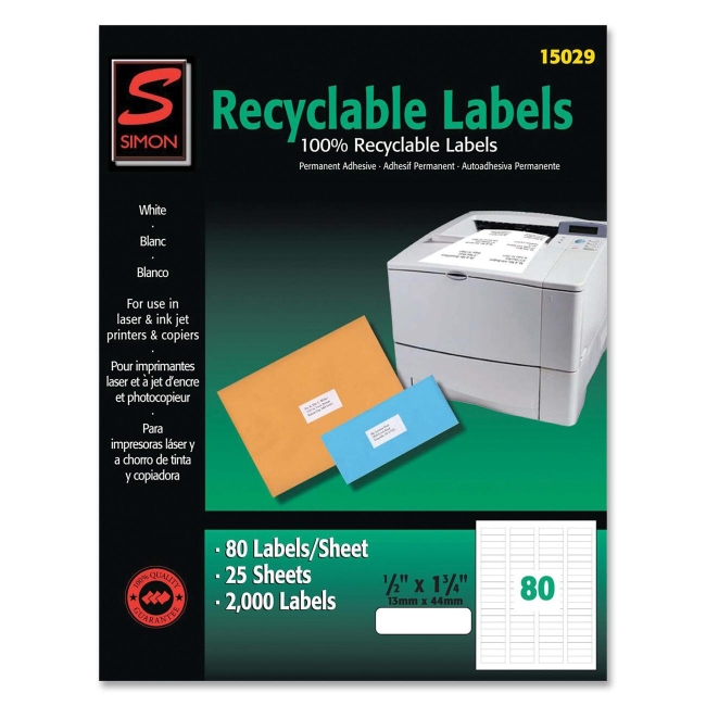 Simon Marketing Recyclable Return Address Label SL15029 SJPSL15029