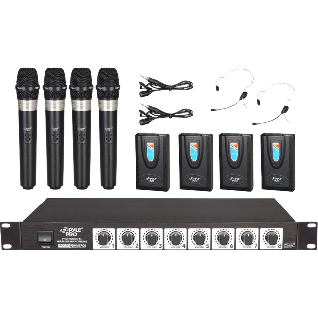 PylePro Wireless Microphone System PDWM8700