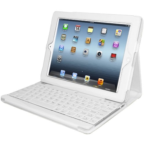 Adesso Compagno 3 - Bluetooth Scissor-Switch Keyboard with Carrying Case for iPad WKB-1000DW