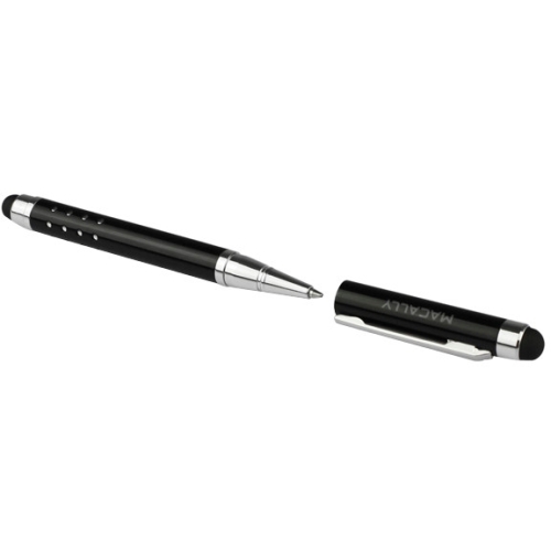 Macally Dual Size Tip Stylus with Ink Pen (Black) PENPALDUOB