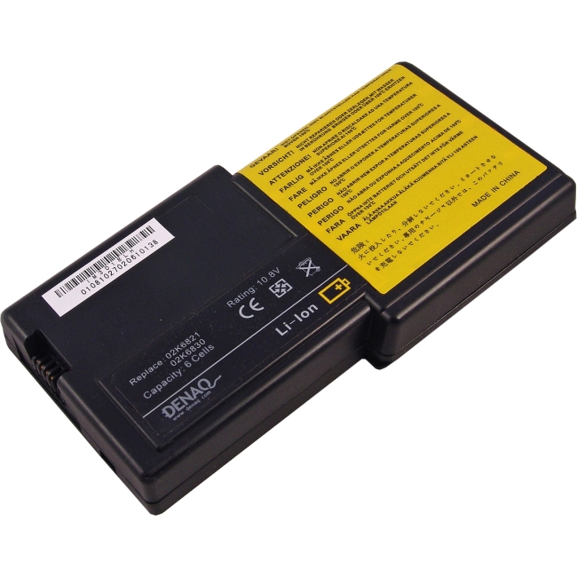 Denaq 6-Cell 58Whr Li-Ion Laptop Battery for IBM DQ-02K6821-6