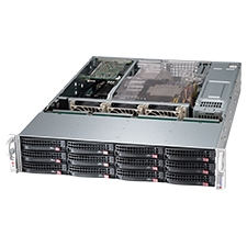 Supermicro SuperChassis System Cabinet CSE-826BA-R1K28WB SC826BA-R1K28WB