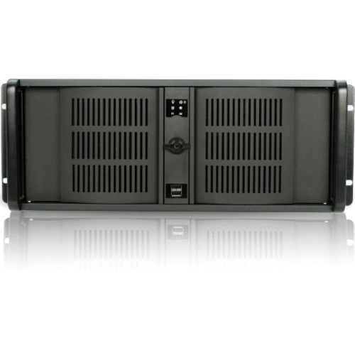 iStarUSA 4U Ultra Compact Rackmount Chassis with 2x2.5" Trayless Drive Bays D-400S3-2535M2SA