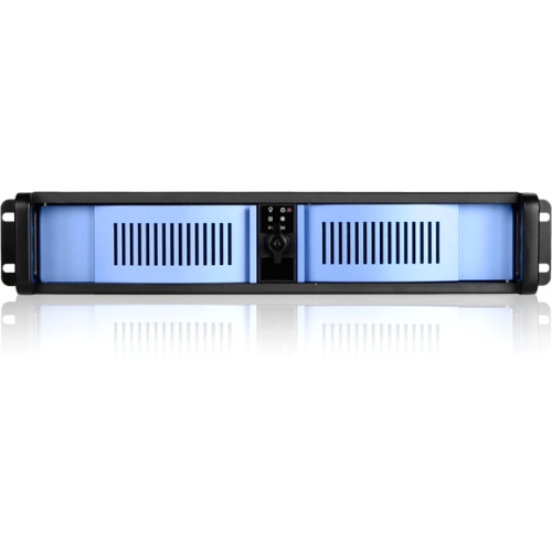 iStarUSA 2U Compact Stylish Rackmount Chassis D-200-BLUE D-200
