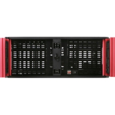 iStarUSA 4U Compact Stylish Rackmount Chassis Red D-400-6-RED